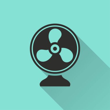 Fan - vektör simgesi.