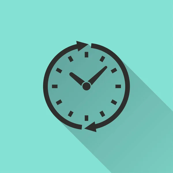 Clock - vector icon. — Stock Vector