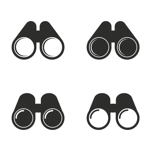 Binocular icon set. — Stock Vector