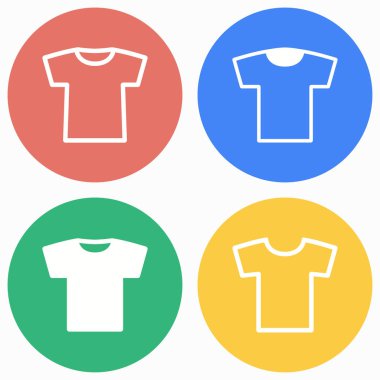 T-shirt Icon set.