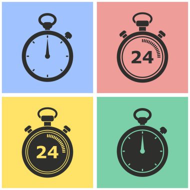 Kronometre Icon set.