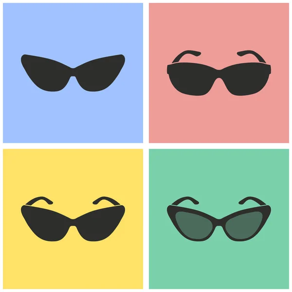 Conjunto de gafas de sol . — Vector de stock