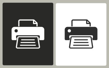 Yazıcı - vektör simgesi.