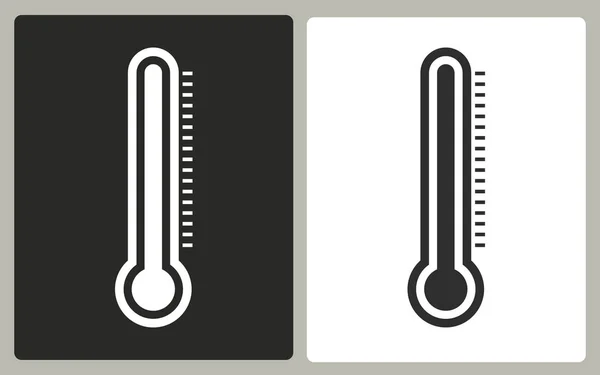 Thermomètre - icône vectorielle . — Image vectorielle