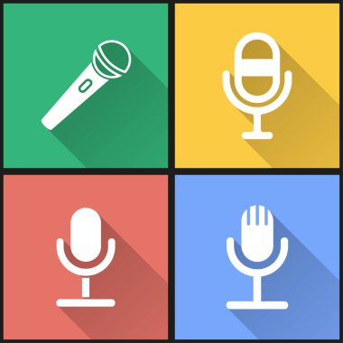 mikrofon Icon set.