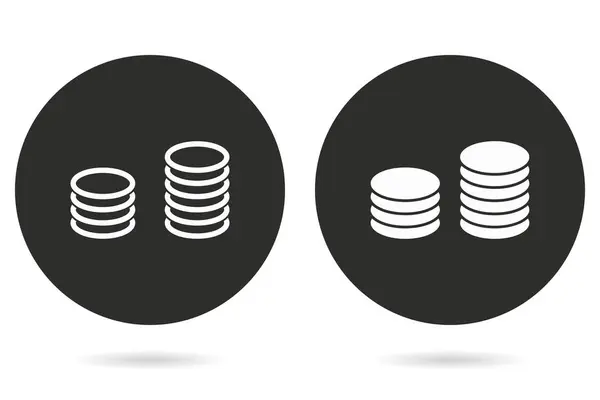 Salario - icono de vector . — Vector de stock