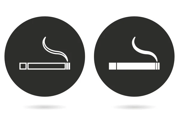 Smoke - icône vectorielle . — Image vectorielle