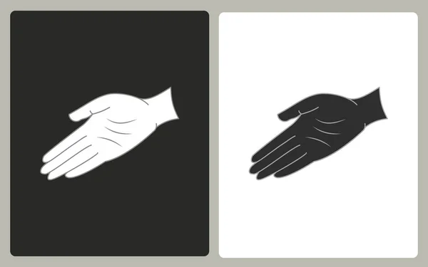 Hand - Vektor-Symbol. — Stockvektor