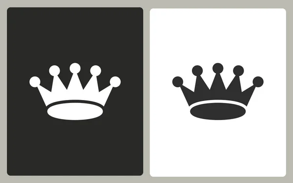 Crown - vektor icon. — Stock vektor
