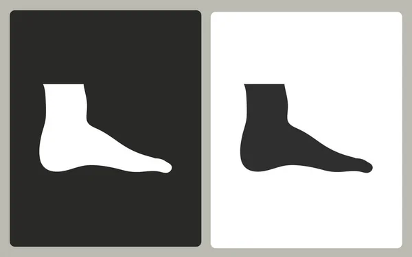 Πόδι - εικονίδιο του φορέα. — Διανυσματικό Αρχείο