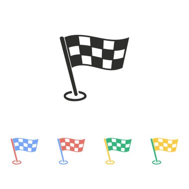 Bayrak - vektör simgesi.