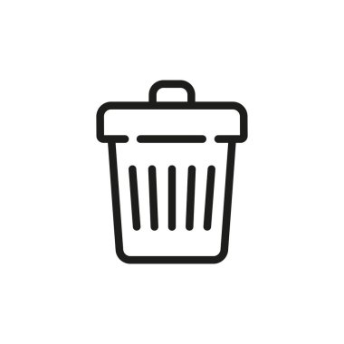 Bin - vektör simgesi.