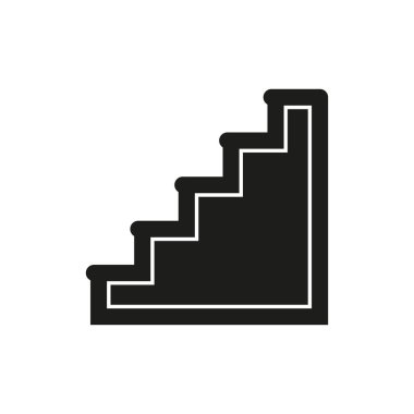 Merdiven - vektör simgesi.