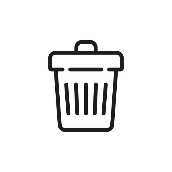 Bin - vector icon. — Stock Vector