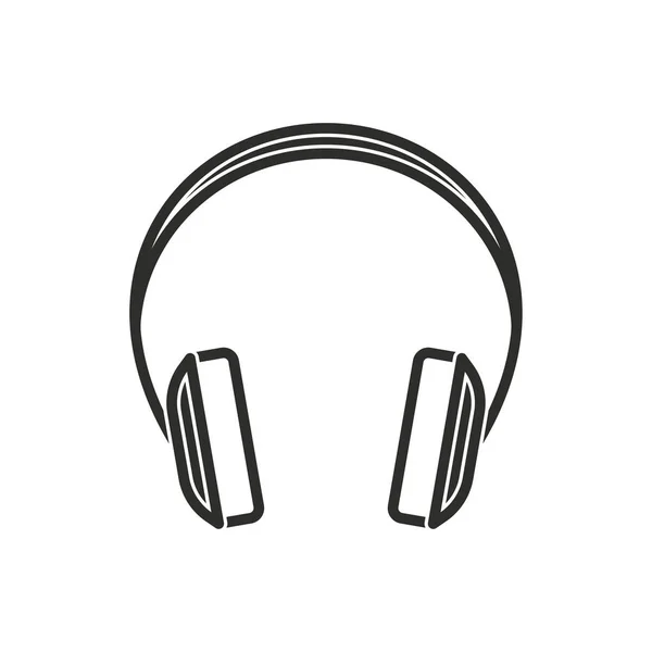 Headphone - ícone de vetor . — Vetor de Stock