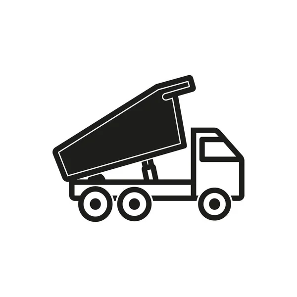Ciężarówka - ikona wektor. — Wektor stockowy