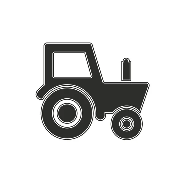 Icona del vettore del trattore. — Vettoriale Stock