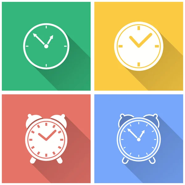 Reloj - icono de vector . — Vector de stock