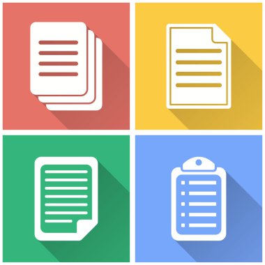 Belge - vektör simgesi.