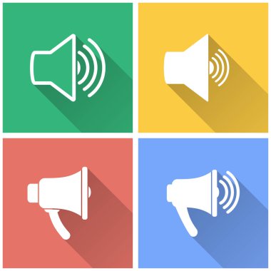 Hoparlör - vektör simgesi.