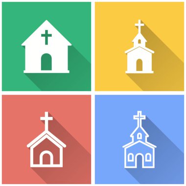 Hastane - vektör simgesi.