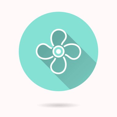 Fan vektör simgesi.