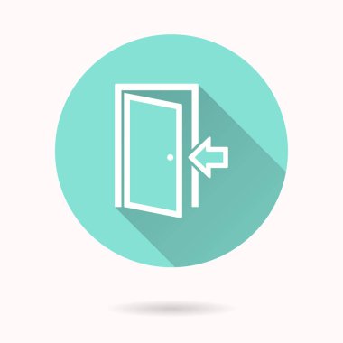 Kapı vektör simgesi.