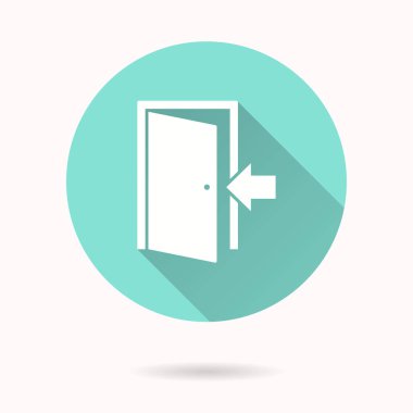 Kapı vektör simgesi.