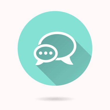 Sohbet vektör simgesi.
