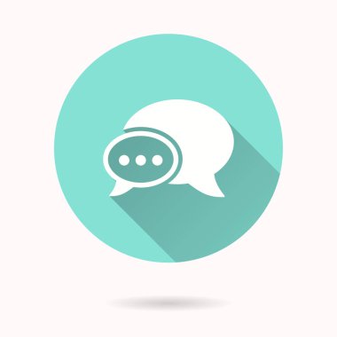 Sohbet vektör simgesi.