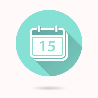 Takvim vektörü simgesi.