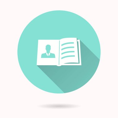 Kitap vektörü simgesi.