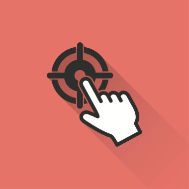 Hedef - vektör simgesi.