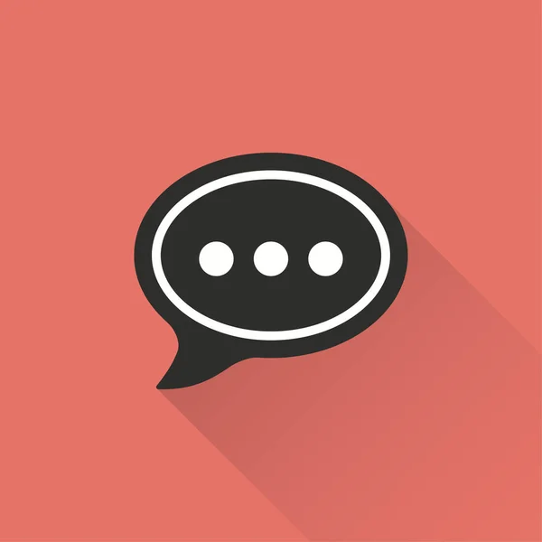 Chatting - vector icon. — Stock Vector