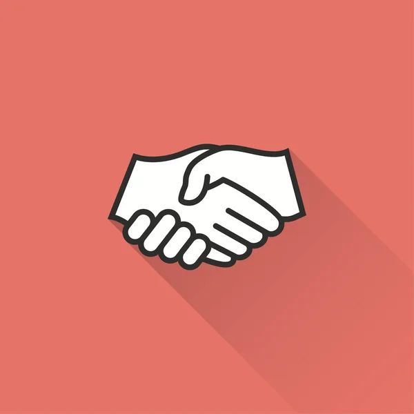 Handshake - vektorové ikony. — Stockový vektor