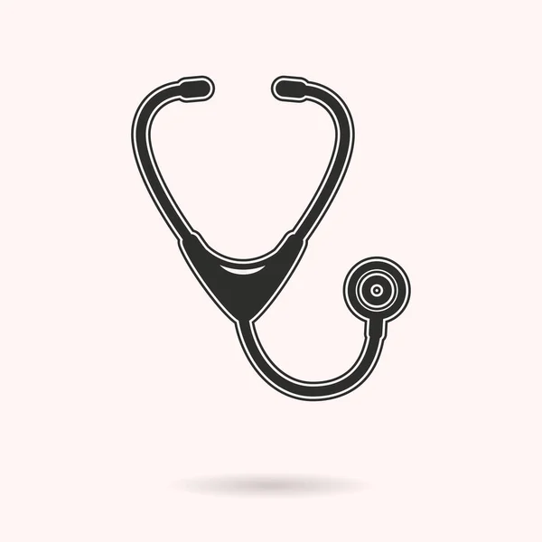 Stethoscope vector icon. — Stock Vector