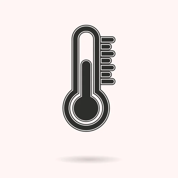 Icône vectorielle du thermomètre. — Image vectorielle