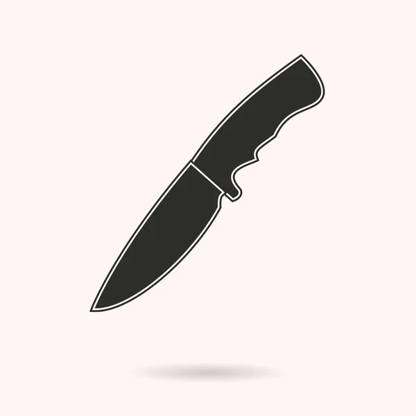 Vetor de faca ícone . — Vetor de Stock