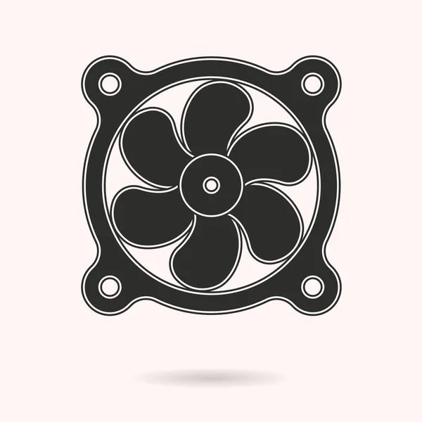 Fan vector icon. — Stock Vector