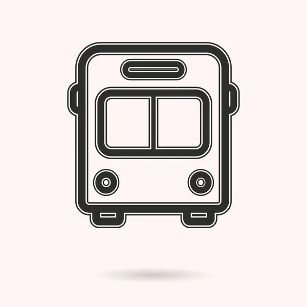 Автобус векторної icon . — стоковий вектор