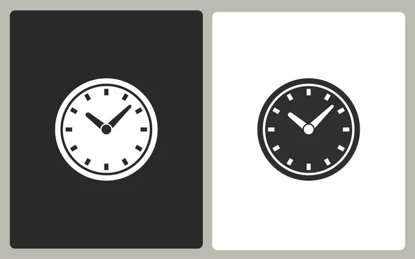 Reloj - icono de vector . — Vector de stock