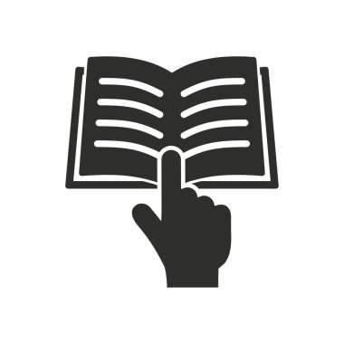 Kitap vektörü simgesi.