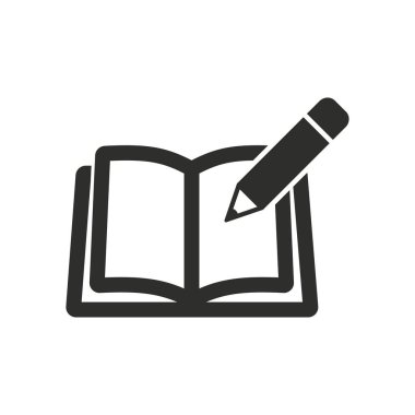 Kitap vektörü simgesi.