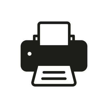 Yazıcı vektör simgesi.