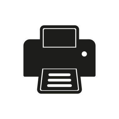 Yazıcı vektör simgesi.