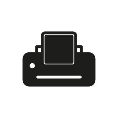 Yazıcı vektör simgesi.