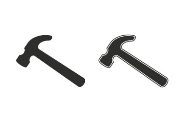 çekiç vektör simgesi.