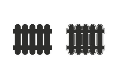 Çit vektör simgesi.