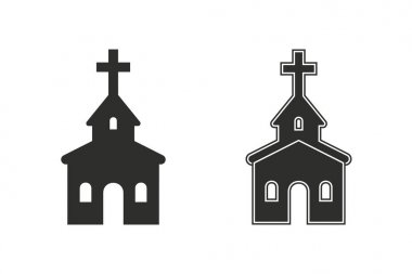 Kilise vektör simgesi.