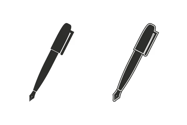 Pen vector icon. — Stock Vector